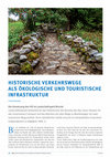 Research paper thumbnail of Historische Verkehrswege als ökologische und touristische Infrastruktur - Umsetzung des IVS im Binntal (Wallis)