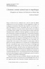 Research paper thumbnail of L'homme comme animal riant et impolitique Divagation sur l'absence de Démocrite au Moyen Âge