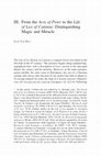 Research paper thumbnail of From the Acts of Peter to the Life of Leo of Catania: Distinguishing Magic and Miracle