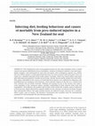 Research paper thumbnail of Inferring diet, feeding behaviour and causes of mortality from prey-induced injuries in a New Zealand fur seal