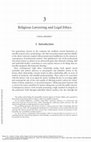 Research paper thumbnail of "Religious Lawyering and Legal Ethics" in Richard Moon and Benjamin Berger, eds., Religion and the Exercise of Public Authority