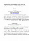 Research paper thumbnail of Subnational Response Differences on the Belt and Road Initiative Policy and Firm Internationalization: A Longitudinal and Multi-Level Approach