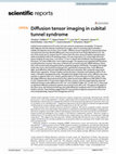 Research paper thumbnail of Diffusion tensor imaging in cubital tunnel syndrome