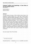 Research paper thumbnail of Classical Tradition and Angelology: A Case Study of the Early Modern Python