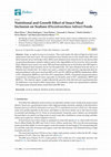 Research paper thumbnail of Nutritional and Growth Effect of Insect Meal Inclusion on Seabass (Dicentrarchuss labrax) Feeds