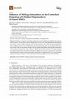 Research paper thumbnail of Influence of Milling Atmosphere on the Controlled Formation of Ultrafine Dispersoids in Al-Based MMCs