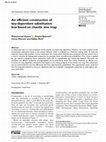 Research paper thumbnail of An efficient construction of key-dependent substitution box based on chaotic sine map