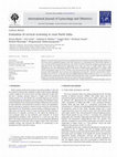 Research paper thumbnail of Evaluation of cervical screening in rural North India