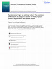 Research paper thumbnail of Fundamental right or political value? The evolution of ‘freedom of religion or belief’ in the European Union’s legitimation and public action