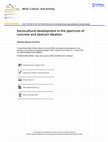 Research paper thumbnail of Sociocultural development in the spectrum of concrete & abstract ideation