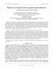 Research paper thumbnail of Hacia la evolución de los géneros periodísticos Lenguaje para un medio periodístico digital