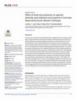 Research paper thumbnail of Effect of land-use practices on species diversity and selected soil property in Somodo Watershed South-Western Ethiopia