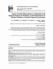 Research paper thumbnail of Impact of Cofee Weed (Senna occidentalis) Leaf Aqueous Extract as Probiotic on the Performance of Broiler Chickens in Humid Tropical Environment