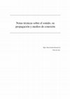 Research paper thumbnail of Notas técnicas sobre el sonido, su propagación y medios de conexión