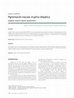 Research paper thumbnail of Pigmentación macular eruptiva idiopática