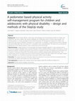 Research paper thumbnail of A pedometer based physical activity self-management program for children and adolescents with physical disability – design and methods of the StepUp study