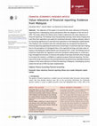 Research paper thumbnail of Value relevance of financial reporting: Evidence from Malaysia