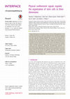 Research paper thumbnail of Physical confinement signals regulate the organization of stem cells in three dimensions