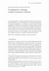 Research paper thumbnail of Sociolinguistica e tipologia: modelli e strumenti a confronto