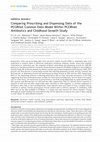 Research paper thumbnail of Comparing Prescribing and Dispensing Data of the PCORnet Common Data Model Within PCORnet Antibiotics and Childhood Growth Study