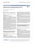 Research paper thumbnail of Abstracts from Hydrocephalus 2016