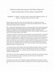 Research paper thumbnail of Reflections on Dame Mary Eugenia by Hon Dudley Thompson, QC Flight Lieutenant, Royal Air Force, Bomber Command WWII