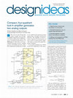 Research paper thumbnail of Compact, four-quadrant lock-in amplifier generates two analog outputs