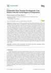 Research paper thumbnail of Sustainable Wine Tourism Development: Case Studies from the Greek Region of Peloponnese