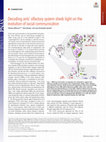 Research paper thumbnail of Decoding ants’ olfactory system sheds light on the evolution of social communication