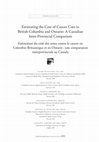 Research paper thumbnail of Estimating the Cost of Cancer Care in British Columbia and Ontario: A Canadian Inter-Provincial Comparison