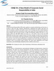 Research paper thumbnail of CSR@ 2%: A New Model of Corporate Social Responsibility in India