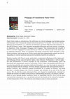 Research paper thumbnail of Review of Paulo Freire, Pedagogy of Commitment (2014) in Reflective Teaching 2/26/15