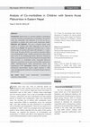 Research paper thumbnail of Analysis of Co-morbidities in Children with Severe Acute Malnutrition in Eastern Nepal