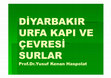 Research paper thumbnail of Diyarbakır Urfakapı ve cevresi surlar