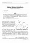 Research paper thumbnail of Bayesian Model Selection of EDGES data "Extraordinary claims require extraordinary p(d|M)"