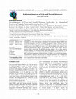 Research paper thumbnail of Investigations of Foot ­and ­Mouth Disease Outbreaks in Faisalabad District of Punjab, Pakistan during the Year 2013