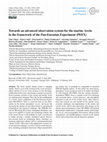 Research paper thumbnail of Towards an advanced observation system for the marine Arctic in the framework of the Pan-Eurasian Experiment (PEEX)