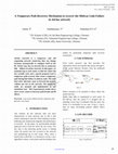 Research paper thumbnail of A Temporary Path Recovery Mechanism to recover the Midway Link-Failure in Ad-hoc network