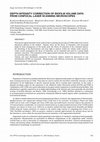 Research paper thumbnail of Depth intensity correction of biofilm volume data from confocal laser scanning microscopes