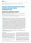 Research paper thumbnail of Keratoconus Detection Using the Fusion Features of Anterior and Lateral Segment Photographed Images