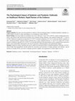 Research paper thumbnail of The Psychological Impact of Epidemic and Pandemic Outbreaks on Healthcare Workers: Rapid Review of the Evidence