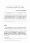 Research paper thumbnail of Clavis Sinica: Breve História Da Longa Batalha Pelo Sistema De Escrita Chinesa No Ocidente Entre Os Séculos XVI e XIX