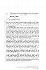 Research paper thumbnail of Introduction and operationalization