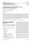 Research paper thumbnail of The political imaginaries of blockchain projects: discerning the expressions of an emerging ecosystem