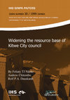 Research paper thumbnail of Widening the resource base of Kitwe City council