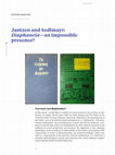 Research paper thumbnail of Jantzen and Sedlmayr: Diaphaneia—an impossible presence?