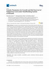 Research paper thumbnail of Genetic Parameters for Growth and Kid Survival of Indigenous Goat under Smallholding System of Burundi