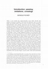 Research paper thumbnail of Introduction: passing, imitations, crossings