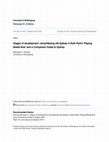 Research paper thumbnail of Stages of development: remembering old Sydney in Ruth Park's 'Playing Beatie Bow' and a Companion Guide to Sydney