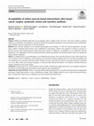 Research paper thumbnail of Acceptability of online exercise-based interventions after breast cancer surgery: systematic review and narrative synthesis